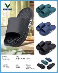 Sandal Selop Karet Smile Type 913 Sandal Outdor dan Indoor Anti Slip Anti Air Bahan EVA Tidak Bau