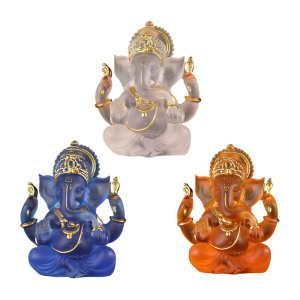 Artistic Hindu God Idol Sculpture Durable Resin Bookshelves Decoration Symbol Art Work Figurine