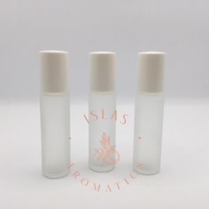 Roller Bottle with White Cap 10ml (pack of 10) Islas Aromatics