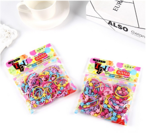 (1pack) Ikat Rambut Karet warna Karakter Kuncir Rambut Bulat Lucu MX1022 ZIORRA