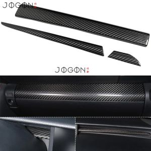 mv1 3Pcs Carbon Car Interior Console Dashboard Strip Center Glove Panel Cover Trim For Lexus RC RC300 IS IS250 IS300 2014-2022 8Y3Z2
