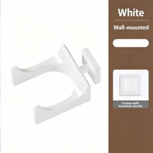 Wall-Mounted Mosquito Swatter Rack Punch-Free Hair Dryer Holder for Toilet Hair Dryer Blower