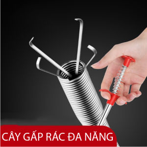 Dụng Cụ Gắp RácThông Tắc Cống Nhanh ChóngCây Móc RácQue Lấy Rác Thông Minh