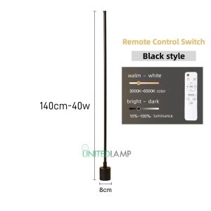 Corner Floor Lamp RGB Led Remote Control Minimalist Nordic Mood Light Standing Lamp For Room