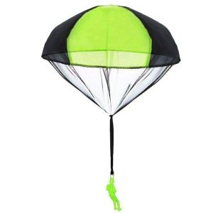 XUECHUANGYING Outdoor 1PC Play Game Figure Soldier Mini Soldier Toy Kids Game Hand Throwing Parachute Toy Educational Toys Outdoor Toys Fly Parachute Sport