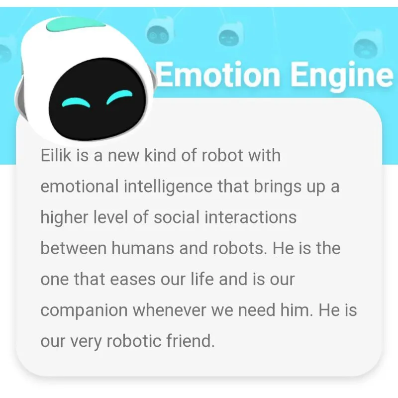 Eilik Robot Intelligent Emotional Voice Interactive Interaction