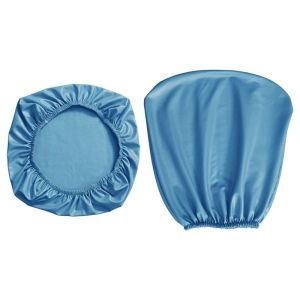 ฝาครอบเก้าอี้หมุนแยกกันน้ำ1ชุดที่หุ้มเก้าอี้สำนักงานหนัง PU เก้าอี้คอมพิวเตอร์ที่ทำงานที่หุ้มเก้าอี้สำนักงาน S สีทึบทนต่อสิ่งสกปรก