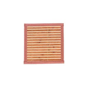 PETPARADIS Bamboo Weaving Rabbit Sleeping Bed Mat Square Pattern Random Hamster Cold Mat Practical Breathable Pet Nest Pad Summer