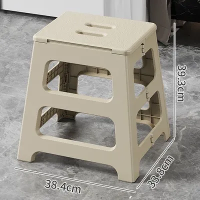Thickened Foldable Stool Strong Sturdy Anti Slip Design Portable Modern Simple Durable Collapsible Home And living