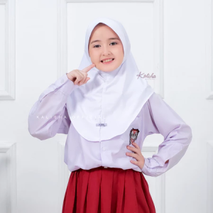 Hijab Bergo Hamidah Jersey Alika Jilbab Sekolah Pinguin Anak