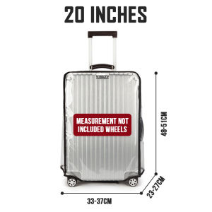 SG PVC CLEAR COVER FOR LUGGAGE PROTECTOR SUITCASE COVER WATERPROOF LUGGAGE TROLLEY BAG COVER TRAVEL ACCESSORIES 20 22 24 26 28 30 INCH SINGAPORE