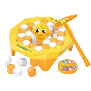 Small Ice Breaking Penguins Toy Children Adult Board Game Stress Relief Toy Rescues Penguins Knocking Ice Desktop Game