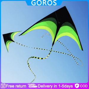 ⚡【in stock】Gift Outdoor Beach Exercise Grassland Kite for kids with string on the grass Wide New Long Tail Rainbow Kite For Children Kids Adult Toy With Kite String colorful