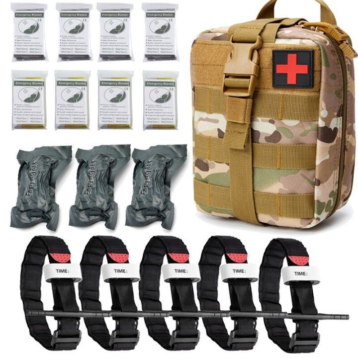 Military Tactical First Aid Kit Tourniquet Israel Bandage Survival Gear
