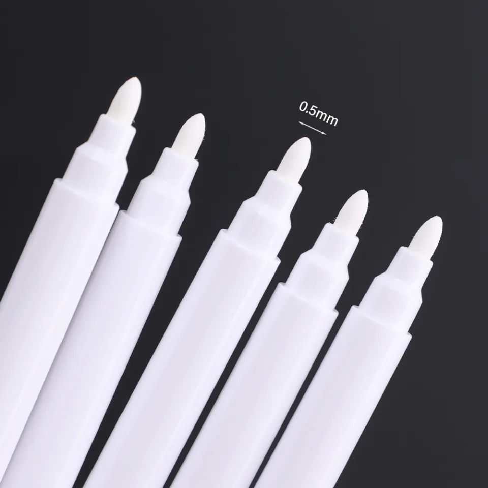 Chalk Markers Whiteboard Marker On Glass 5Pcs Erasable White