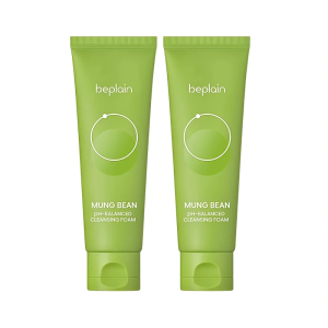 [SG STOCK]Beplain Mung Bean pH-Balanced Cleansing Foam | Gentle Deep Hydrating & Soothing Facial Cleanse 80ml