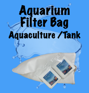 100 Micron Aquarium Filter Bag Kolam Bag Filter String Type Filter Sock 7"(D) x 16" (L)