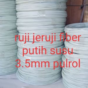 ruji jeruji fiber putih susu 3.5mm pullrol 1kg