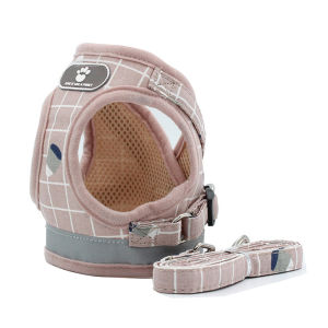 Teabelle  1Pcs Dog Soft Adjustable Harness Pet Cat Walk Out Harness Vest Collar Hand Strap for Small Medium Large Dogs