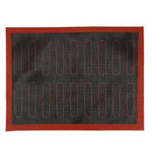 Silicone Hollowing out Baking Mat Sheet Nonstick Oven Mesh Pad Breathable Glass Fiber Heat-Resistant Cooking Bakeware Baking Mat