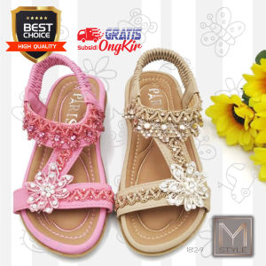 Sandal Fashion Anak Perempuan Import 1812-9 Warna Model desain Elegan Cantik Manis dan Nyaman di Pakai anak Cewe Kuat dan Awet Terkesan Mewah saat dipakai acara Pesta Hari Raya dan acara Resmi Comfortable untuk Hangout Santai
