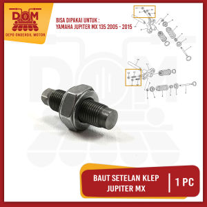 Baut Setelan Klep Jupiter MX (PSP) Baud Mur Stelan Klep Screw Valve Yamaha Jupiter MX Old New King