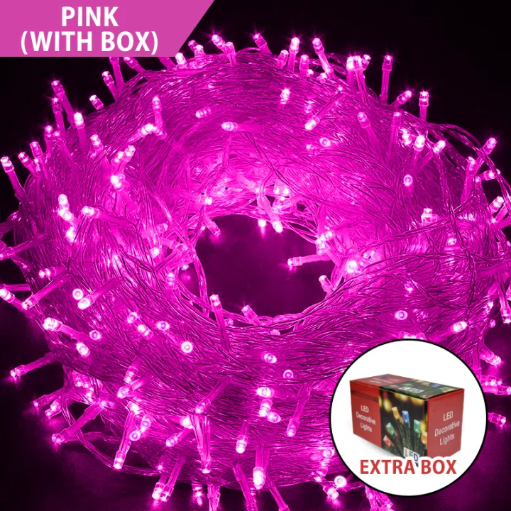 Fairy DIY String Lights 100LED 10M Twinkle Chritsmas Festive Decorative ...