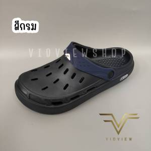 VIDVIEW !!ลดสนั่น!! รองเท้าหัวโต Adda 59801 ของแท้ เบอร์ 40-44 แบบสวม สายรัดส่นได้ สไตล์แฟชั่น