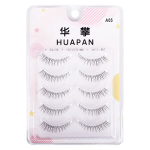 5คู่ขนตาปลอมลำต้นมีความโปร่งใสหนาจำลองตามธรรมชาติขนตาปลอมใช้ซ้ำ Glimmer เครื่องมือแต่งหน้าแบบเริ่มต้น