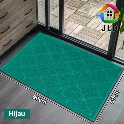 JieLiDa Keset Karpet Anti Slip PVC Mie Bihun 60x90cm Keset motif awan