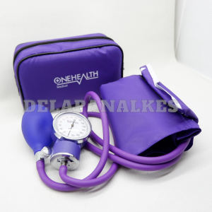 OneHealth Tensimeter Aneroid HS-20A Tensi Manual Jarum Sphygmomanometer + Tas Penyimpanan