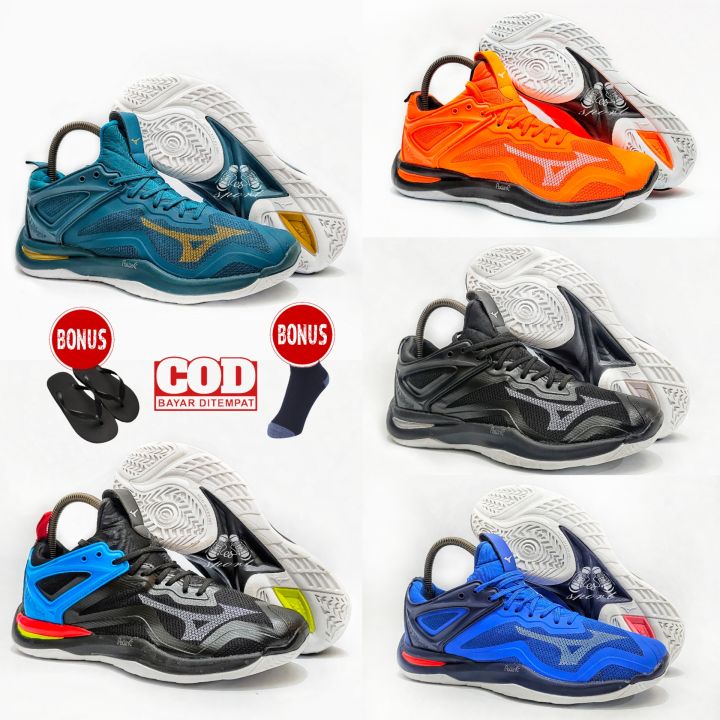 sepatu mizuno wave mirage voli premium quality terbaru sepatu
