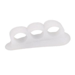 YUOO 1Pair Silicone Bunion Guard Foot Care Straightener Orthopedic Toe Separators Finger Correction Spreader Protector Pad