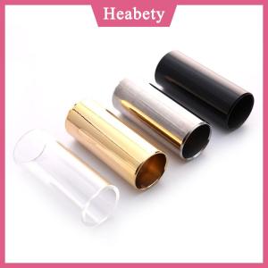 Heabety Thanh trượt guitar 60mm thanh trượt ngón tay bằng kim loại/Thủy tinh thép không gỉ cho Ukulele