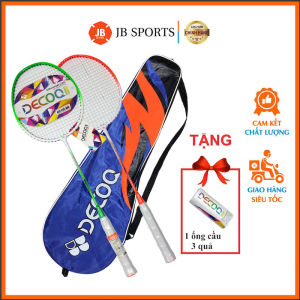DECOO C002 Cặp Vợt Cầu Lông Tốt Nhẹ Dây Căng Trợ Lực Bộ Vợt Cầu Lông Chính Hãng (2 Vợt)