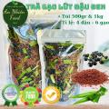 Trà Gạo Lứt Đậu Đen Xanh Lòng (Rang Tay) Tỉ lệ 40% Đậu 60% Gạo 500gr&1000gr Giảm Cân, Trà Gạo Lứt Thanh nhiệt,  Lợi Sữa. 