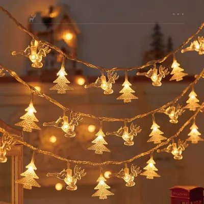 Christmas String Lights LED USB or Battery Style For Holiday Hanging Fairy Light Indoor Decoration Lamp