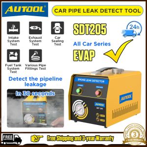 AUTOOL SDT205 Car Leak Detector Pipe Leak Locator Leakage Diagnostic Analyzer Detector Automotive EVAP System