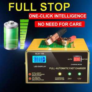 250W Full Automatic 6V 12V 24V Car Battery Charger Intelligent Power Charging Wet Dry Lead Acid water AGM GEL WET Batteries Battery Charger 12V 24V Original Car Battery Charger Car Battery Charger Heavyduty