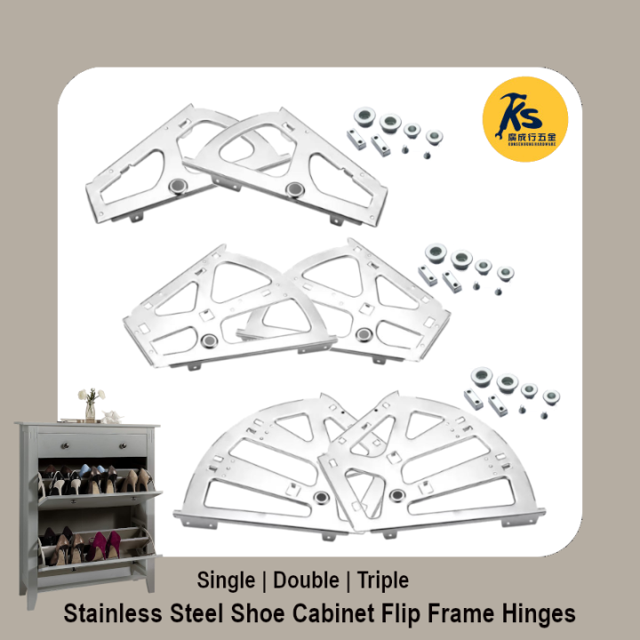 Stainless Steel Shoe Flip Frame Stainless Steel Shoe Rack