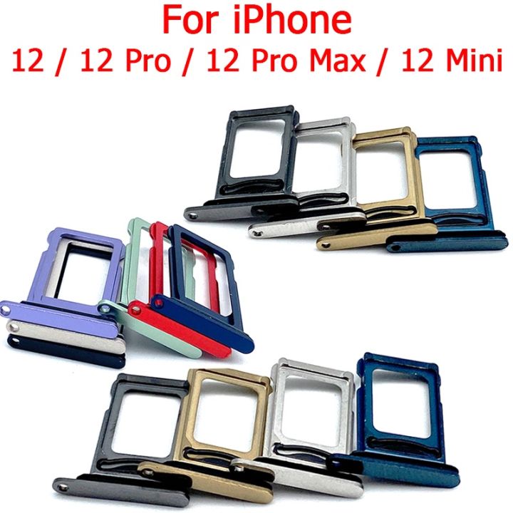 Original New For iPhone 12 Pro 12Pro Max Mini Dual SIM Card Tray