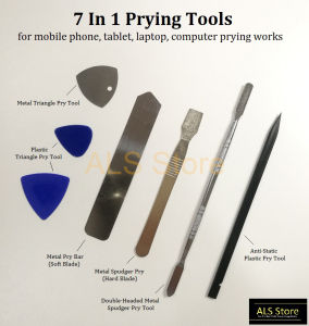 7 In 1 Prying Spudger Tools for Mobile Phone Tablets Laptop Computer Repair Prying Works