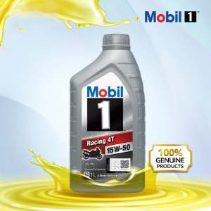 MOBIL Motorcycle Engine Oil Semi / Fully Synthetic 4T Racing Scooter  Oil - 10w40 15w40 15w50 20w50 1L