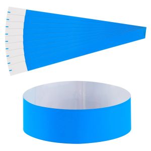 100Pcs Waterproof Wristband Disposable Paper Wristbands