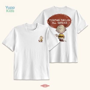 Kaos Hitam Putih Anak Laki Laki 2-12 Tahun Snoopy Baju Lengan Pendek Anak Laki Laki Branded Distro 7 Tahun Polos