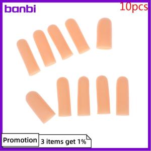 banbi 10pcs/set Silicone Gel Tube Hand Bandage Finger Protector Pain Thumb Cap