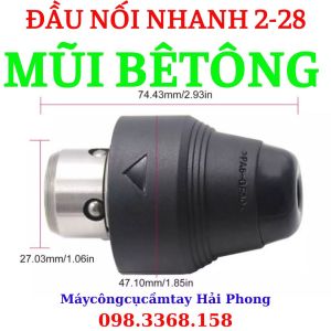 ĐẦU GIỮ MŨI MÁY KHOAN Bo.s.ch GBH.2-28.DFR . NGUYÊN BỘ lắp sẵn