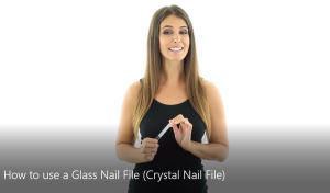Mont Bleu Genuine Czech Glass Nail File - Premium Crystal Nail File with Lifetime Warranty Washable Manicure Tool