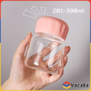 Vacaka Cute Creative Water Cup Milk Tea/Juice/Coffee Glass Cups 201-300ml