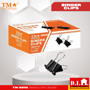 Do It Home TM-50151 Binder Clip 2 Inches Jumbo Document Clip